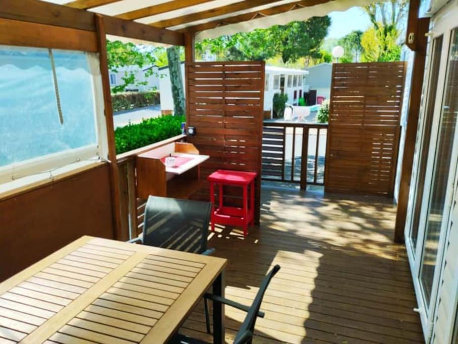 Mobil-Home VI 58 A Vias - La Carabasse - Camping Siblu Avec Piscine Exterior foto